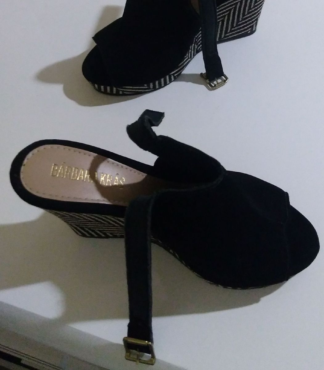 sandalia barbara kras salto grosso