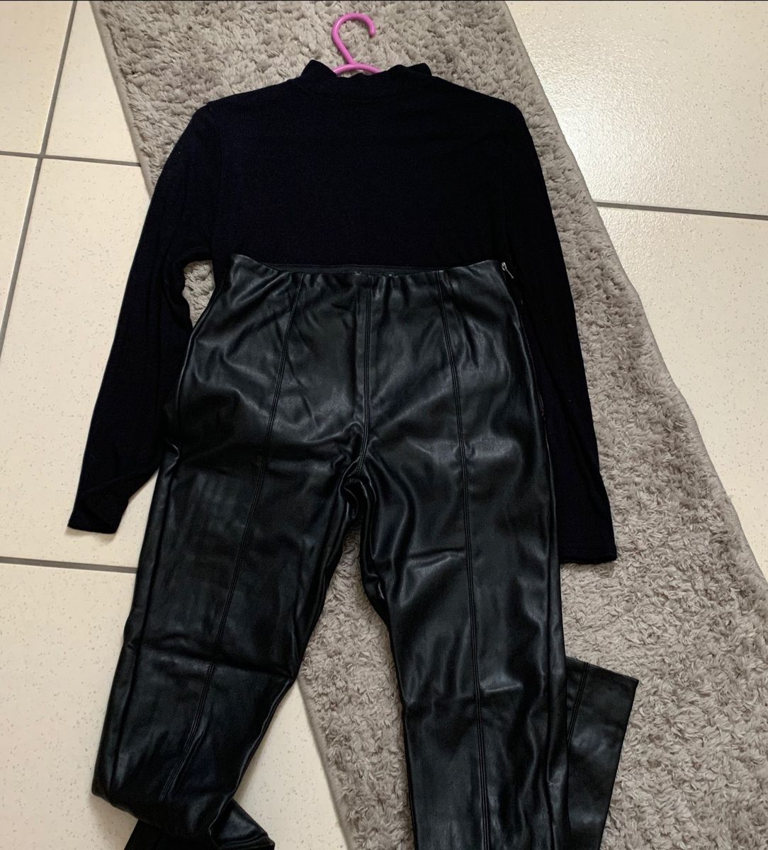 calça resinada feminina riachuelo