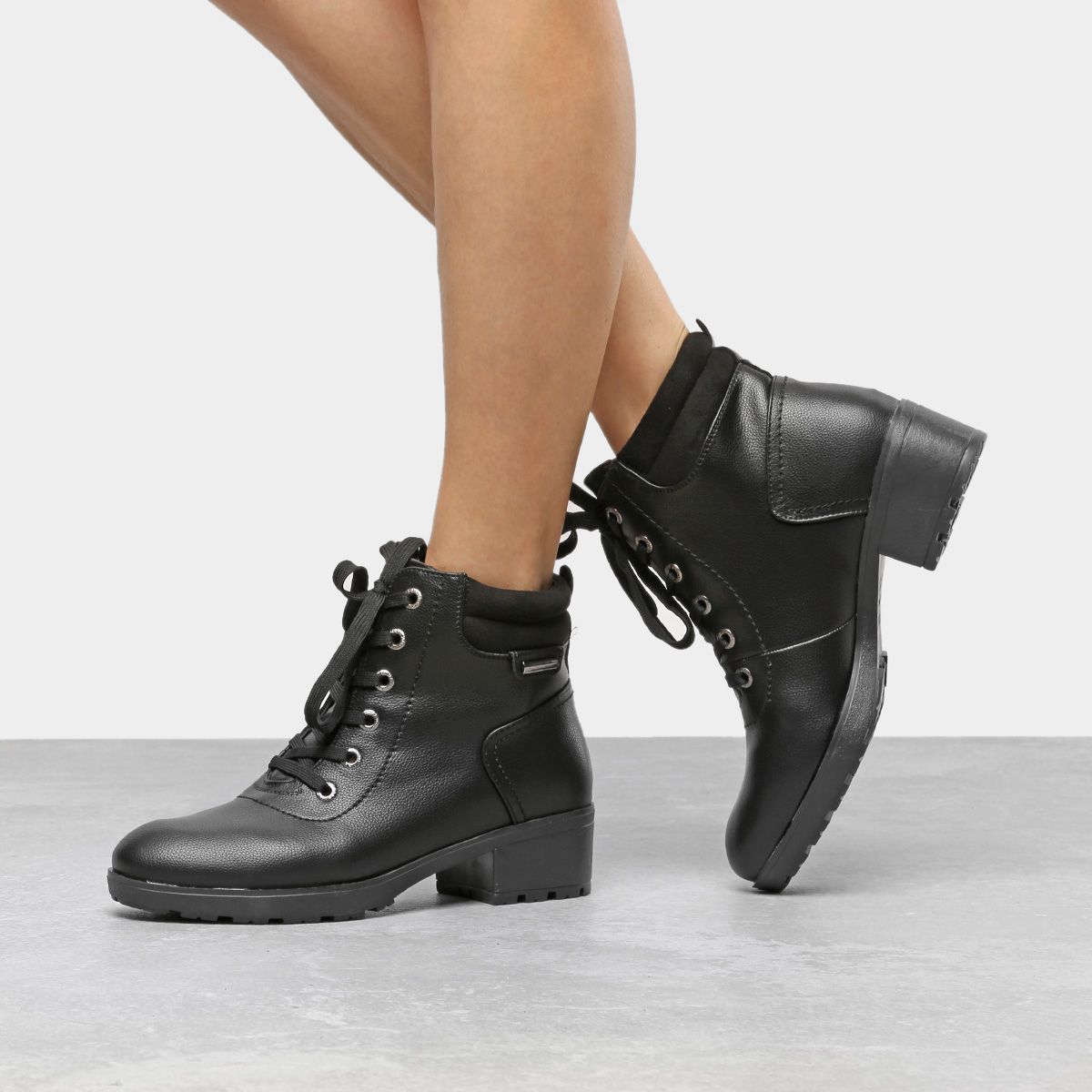 bota coturno feminina mooncity