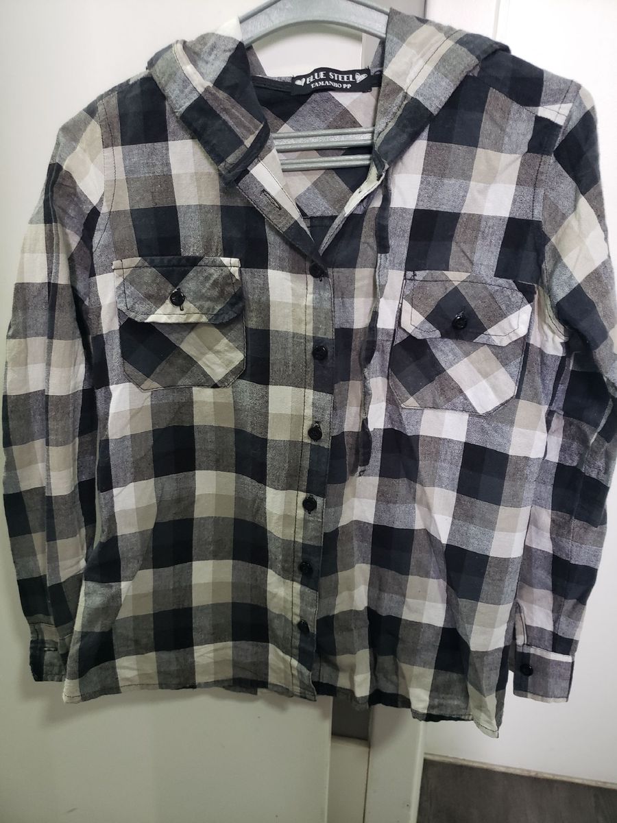 renner blusa xadrez feminina