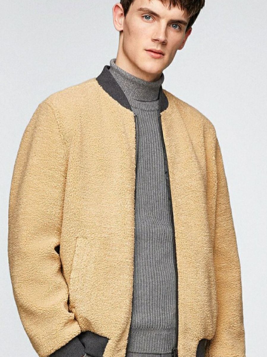 jaqueta bomber masculina zara