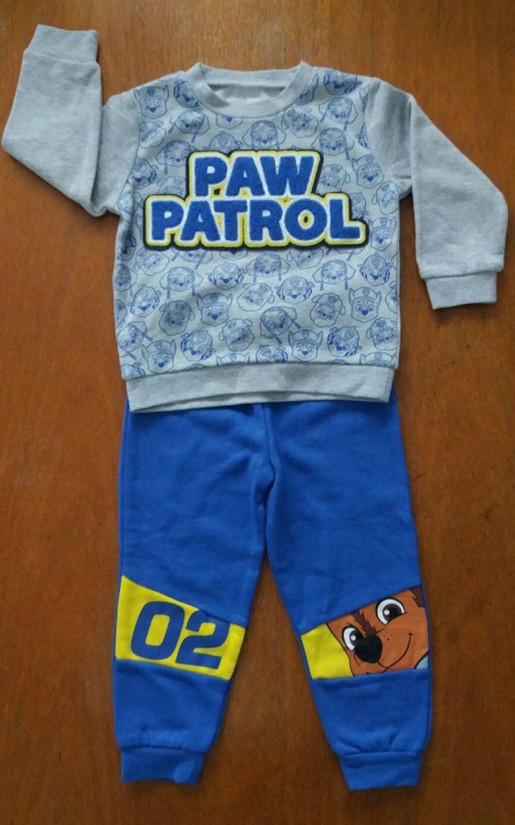 moletom infantil patrulha canina