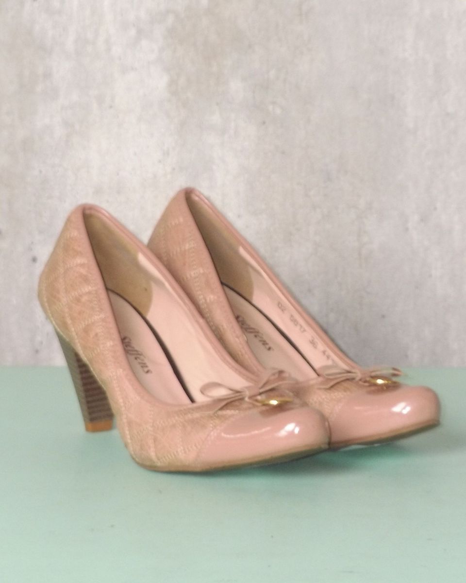 scarpin bege