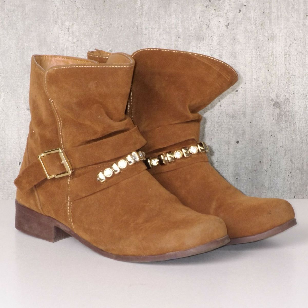 bota caramelo dafiti