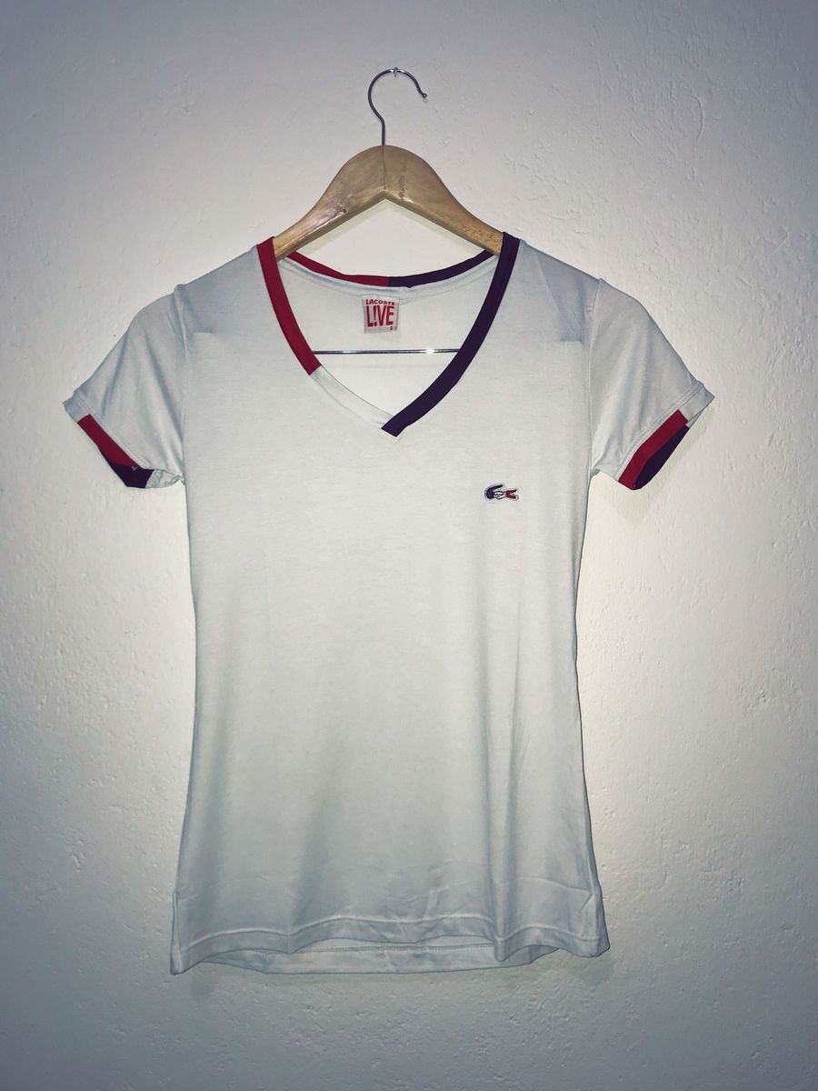 camisa lacoste original feminina