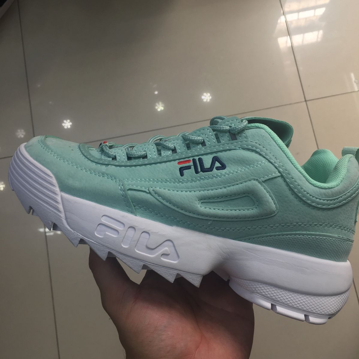 tênis da fila verde