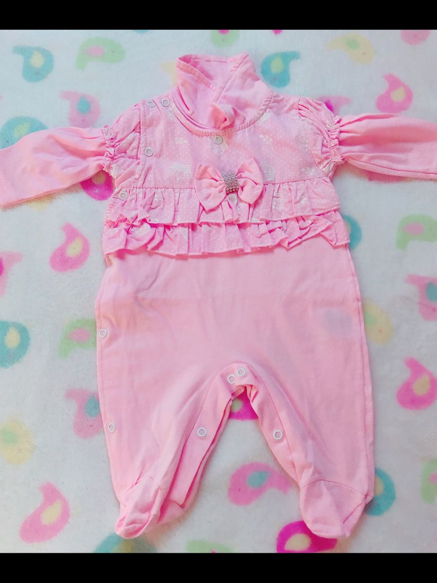 roupas de bebe rosa