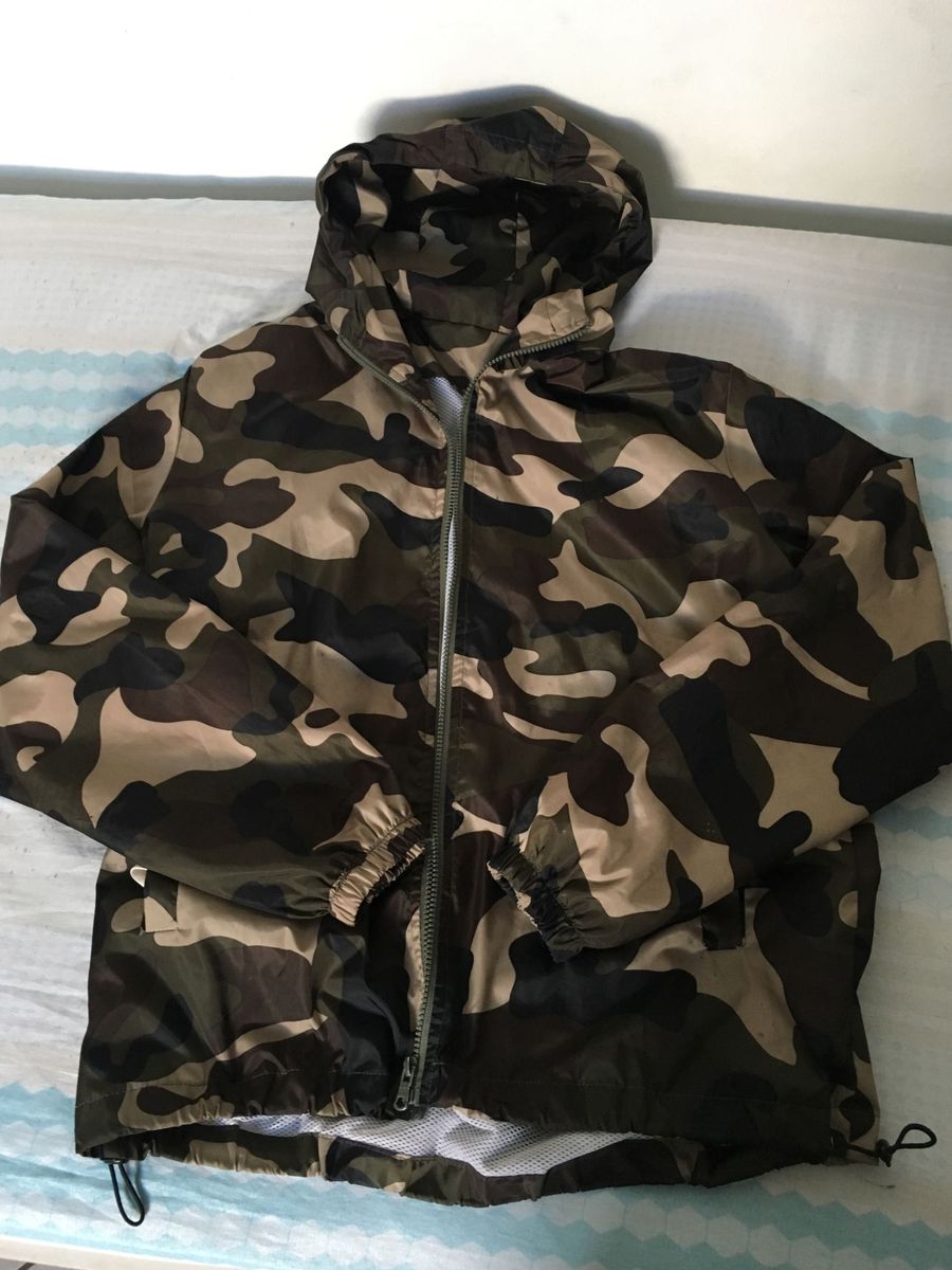 jaqueta camuflada adidas masculina