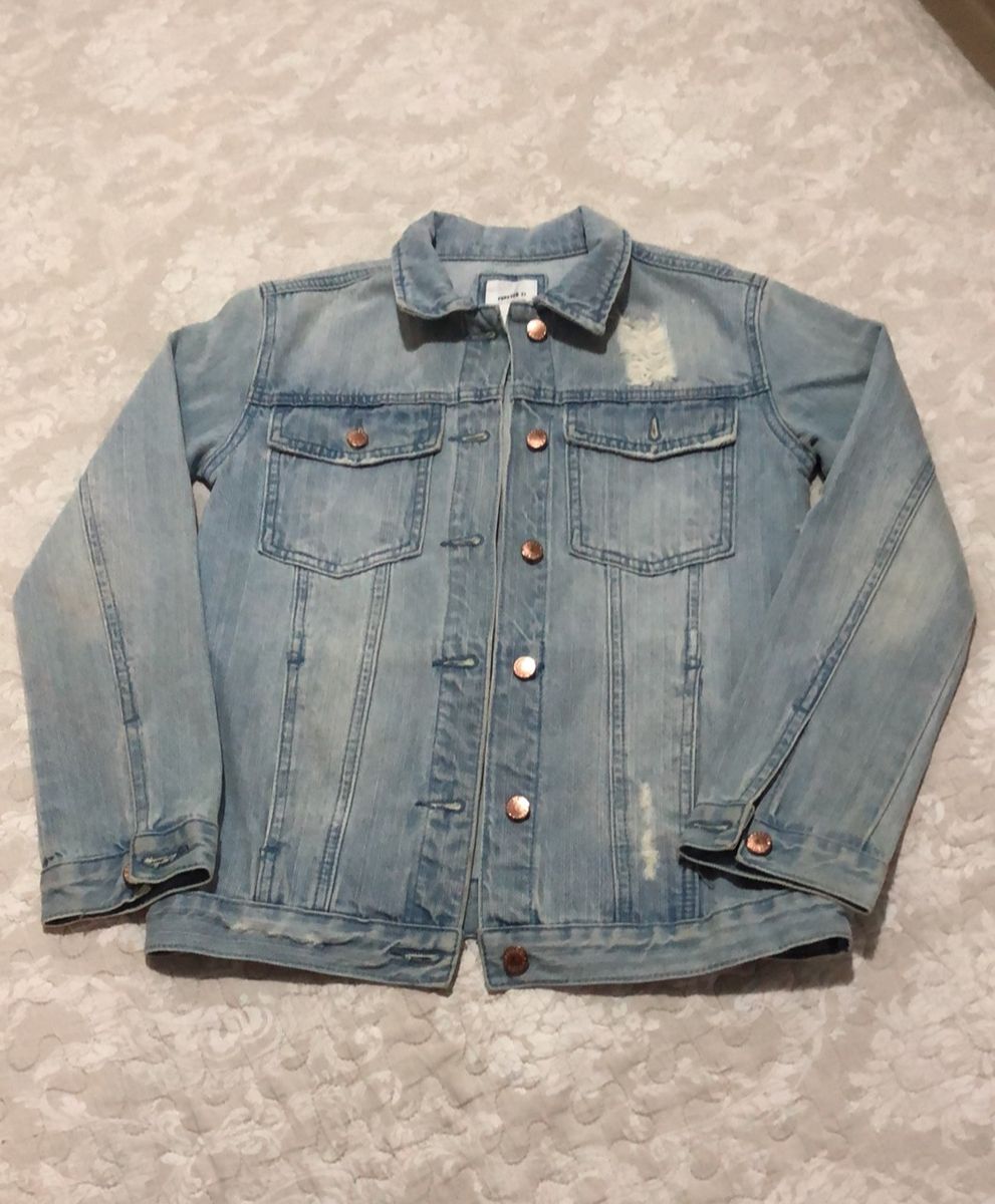 jaqueta jeans tamanho 12
