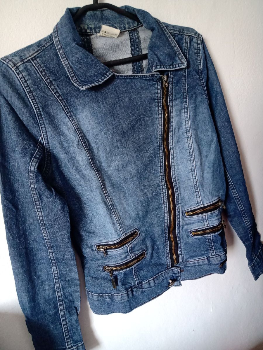 jaqueta jeans oppnus