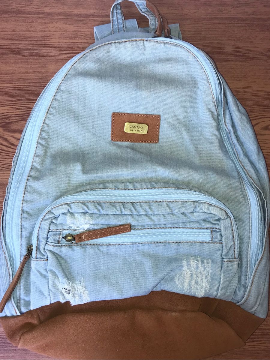 mochila jeans cantao
