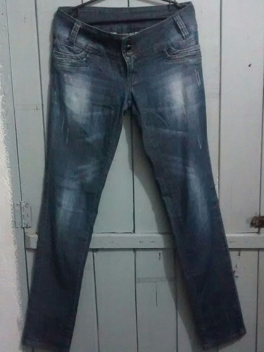 calça jeans feminina sawary com enchimento