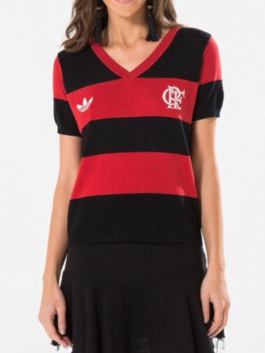 cropped adidas flamengo