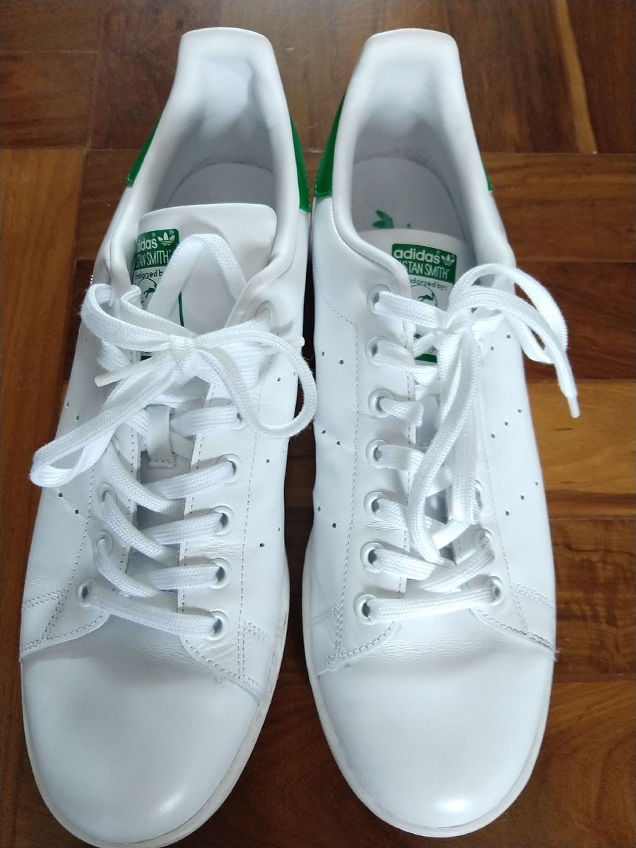 tenis adidas em couro legitimo