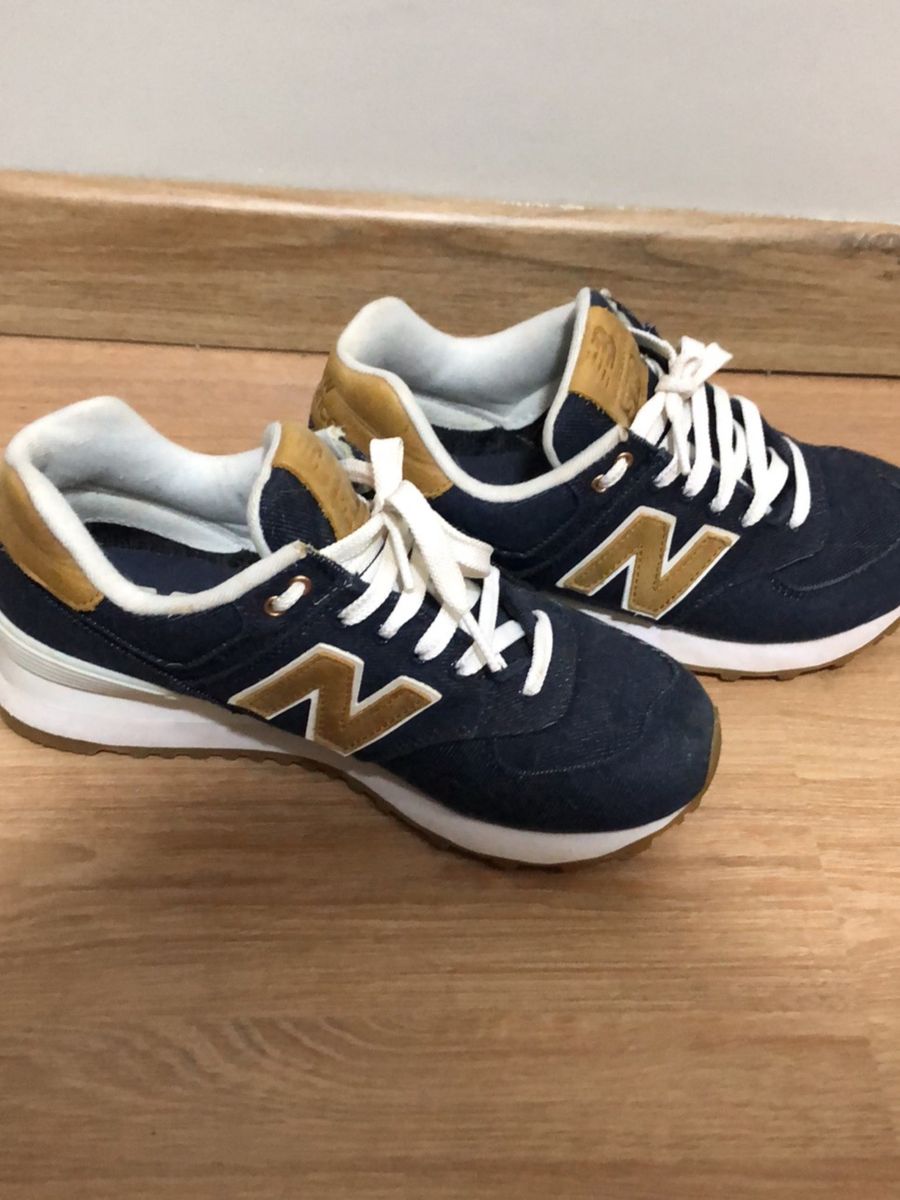 tenis new balance feminino jeans