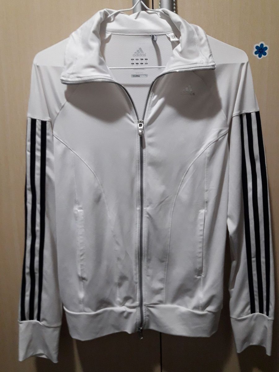 blusa de frio adidas branca