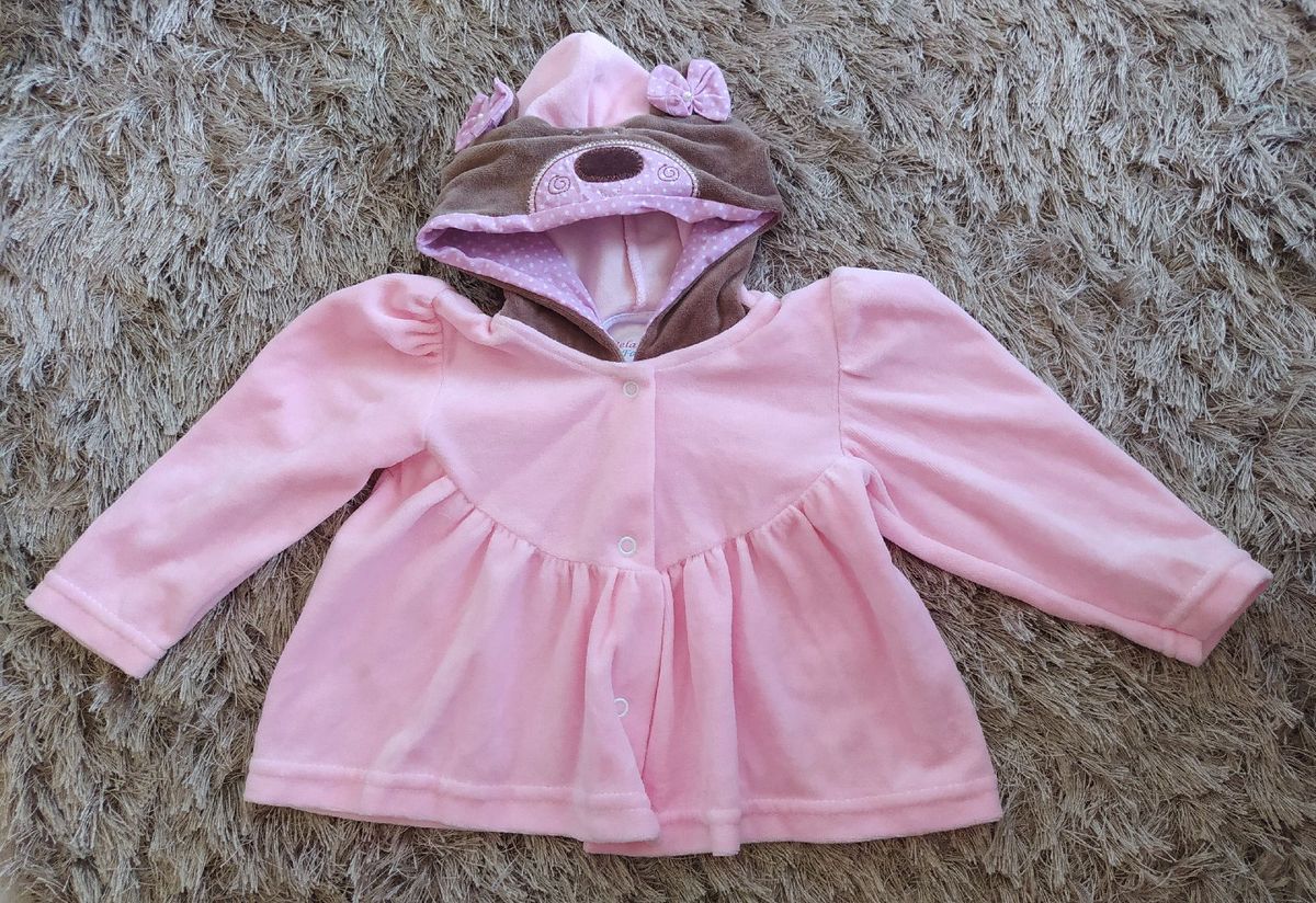 casaco de plush infantil