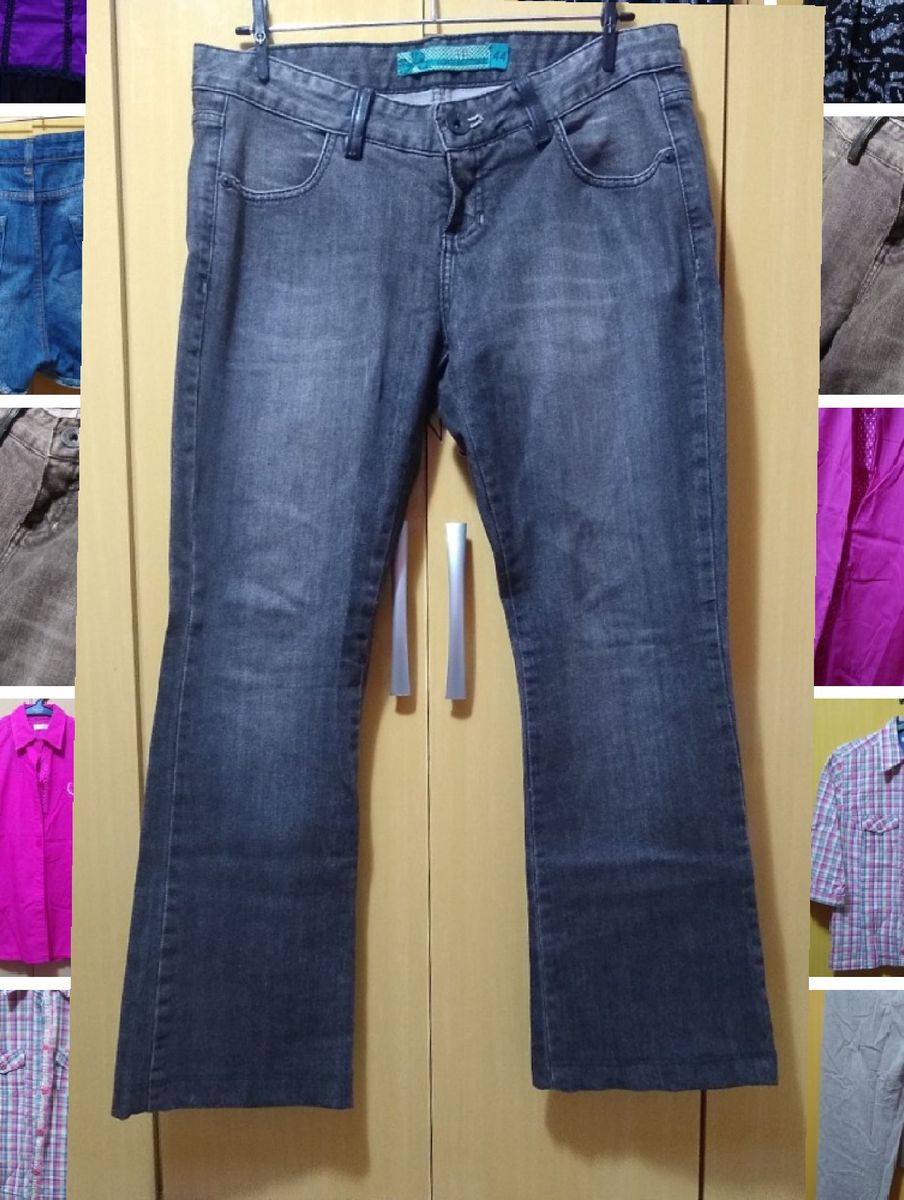 calça jeans feminina luigi bertolli