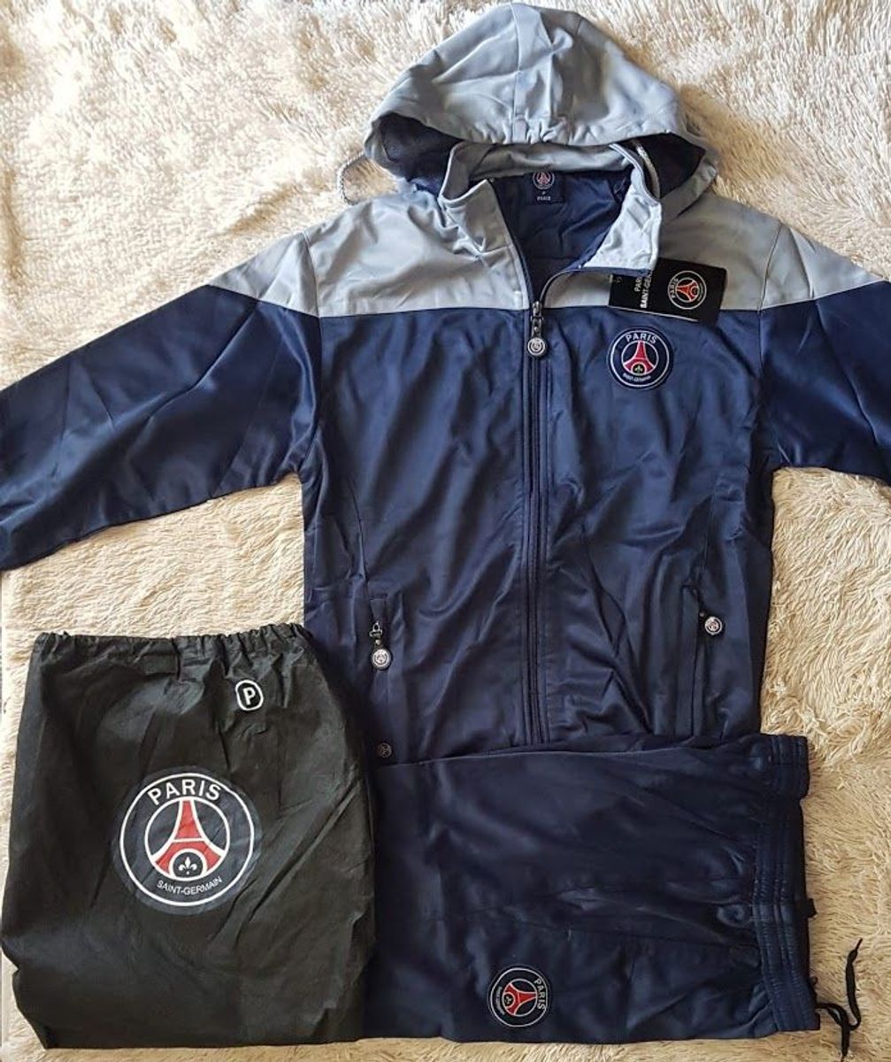 conjunto moletom masculino psg