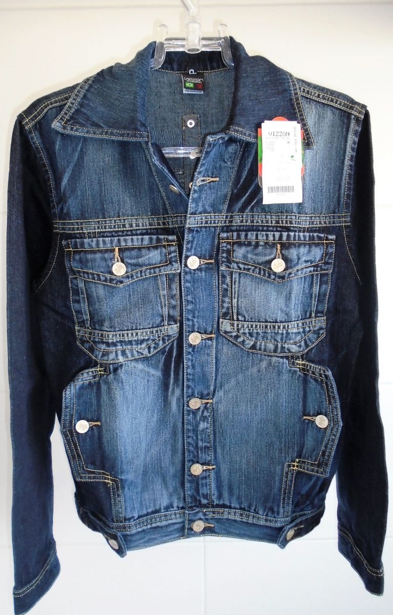 jaqueta jeans masculina enjoei