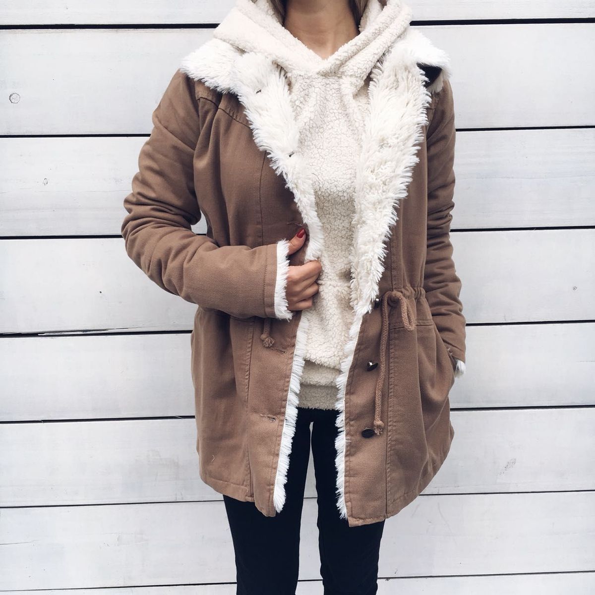 parka forrada mercado livre