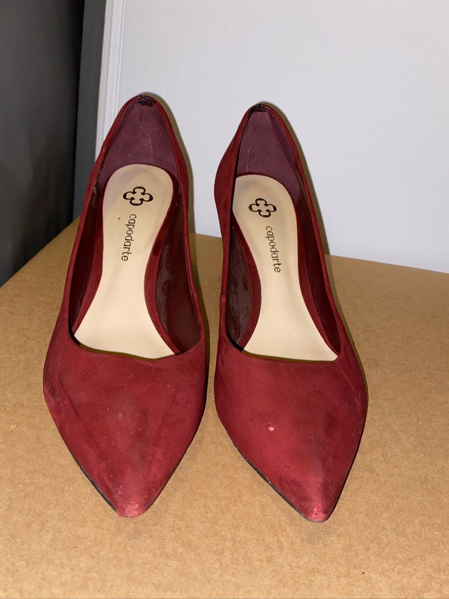 scarpin capodarte vinho