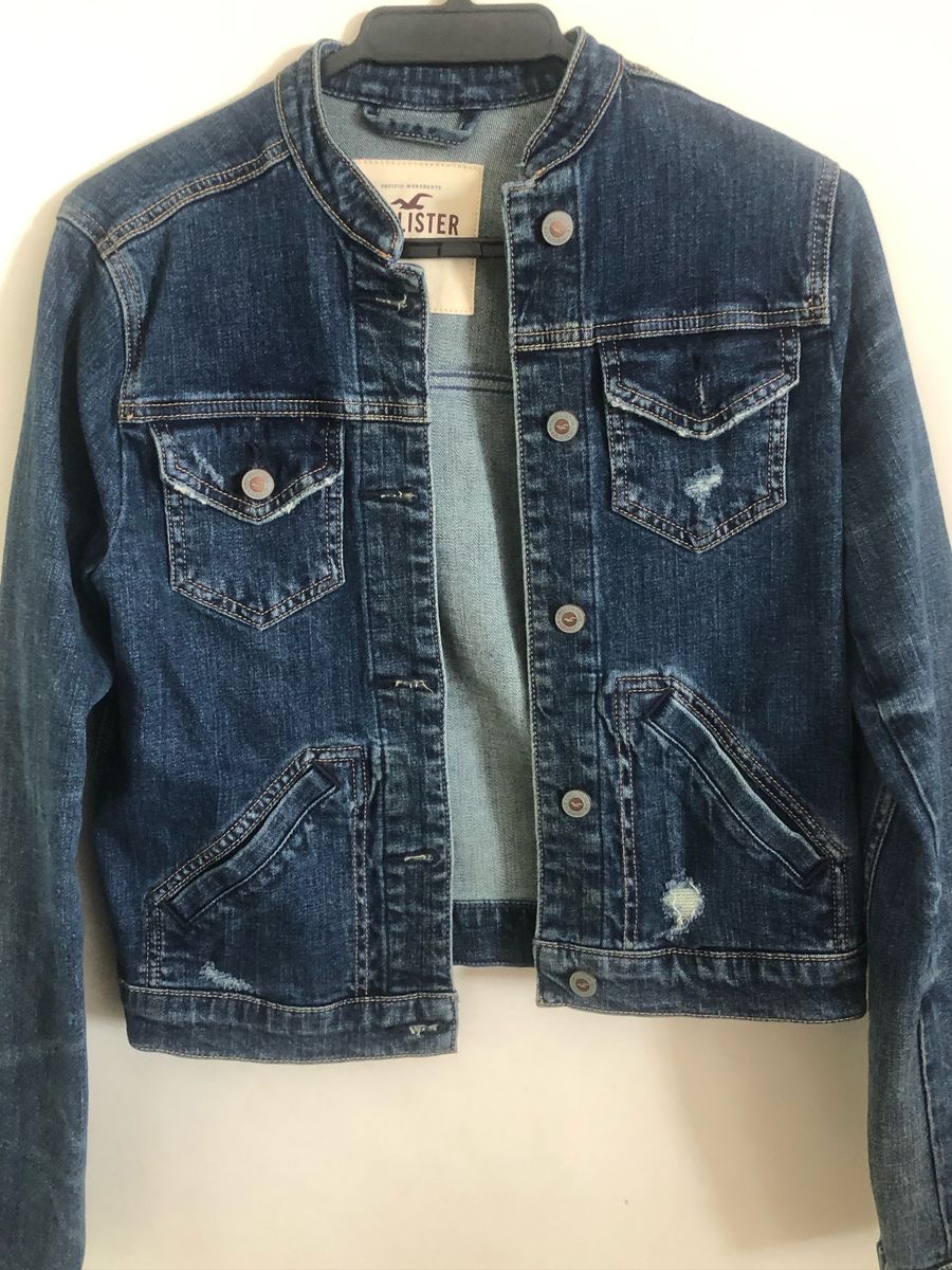 jaqueta jeans hollister