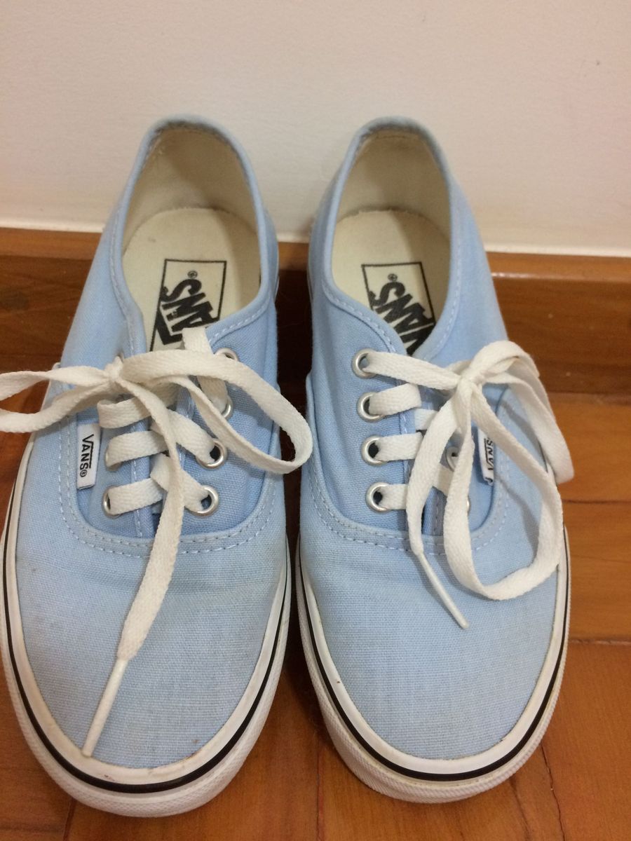 vans azul bebe feminino