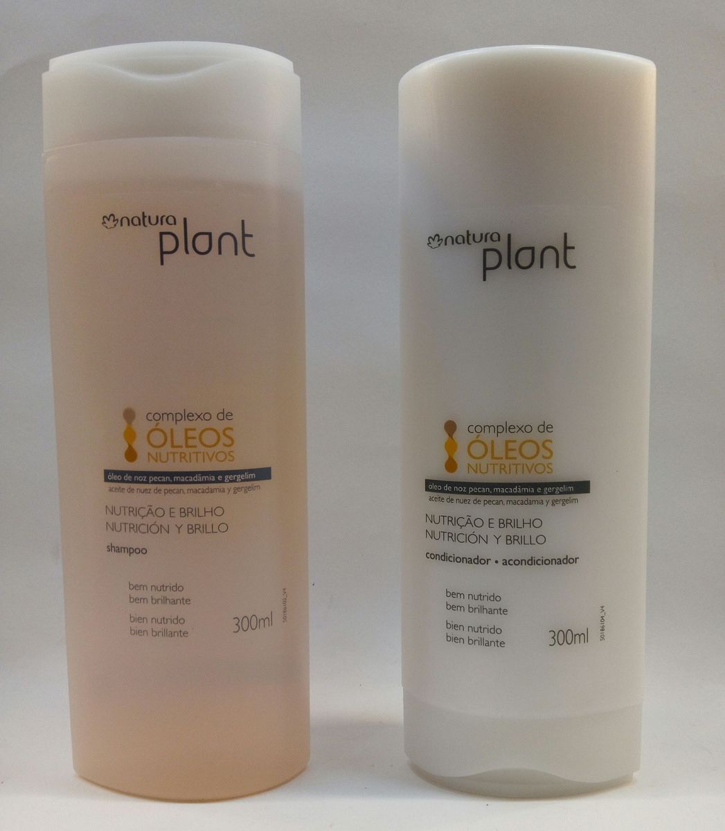 Shampoo Condicionador Natura Plant Nutricao E Brilho Produto P