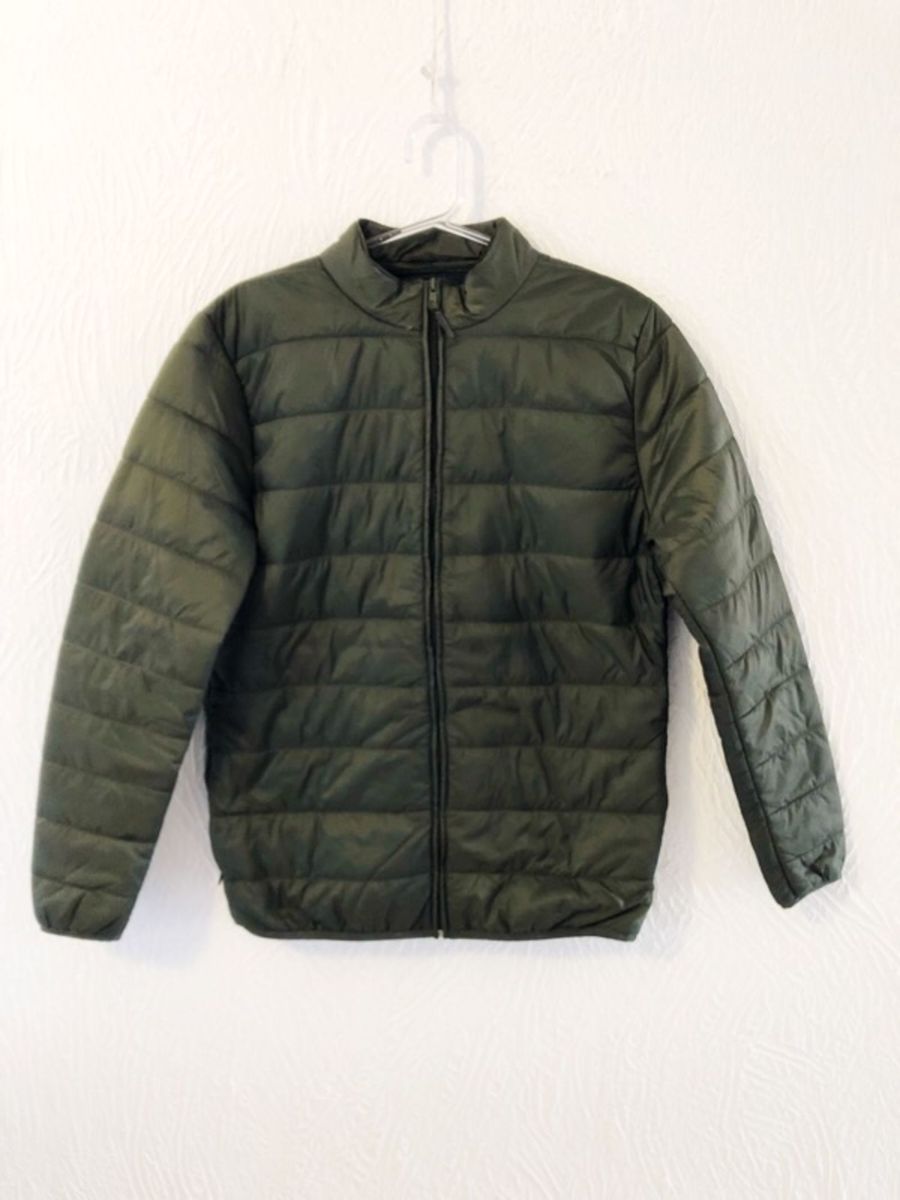 jaqueta masculina verde musgo