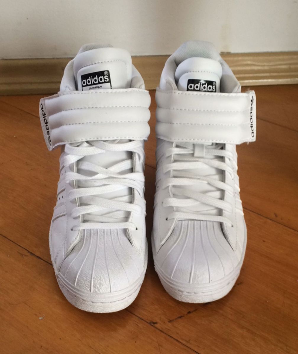 adidas superstar cano alto masculino