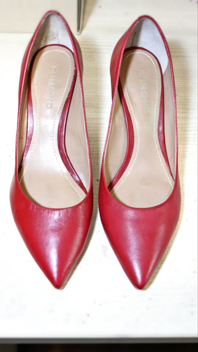 scarpin vermelho dumond