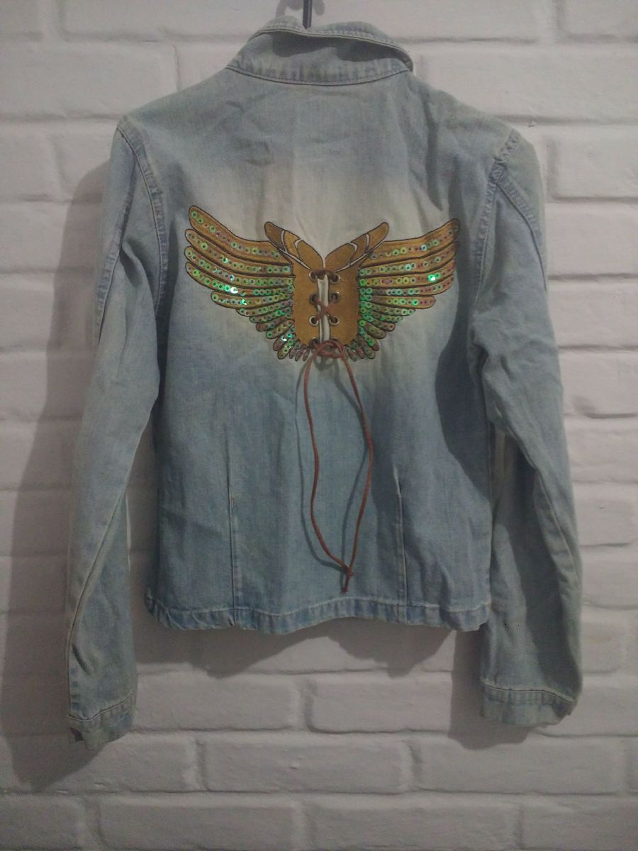 jaqueta jeans malwee feminina