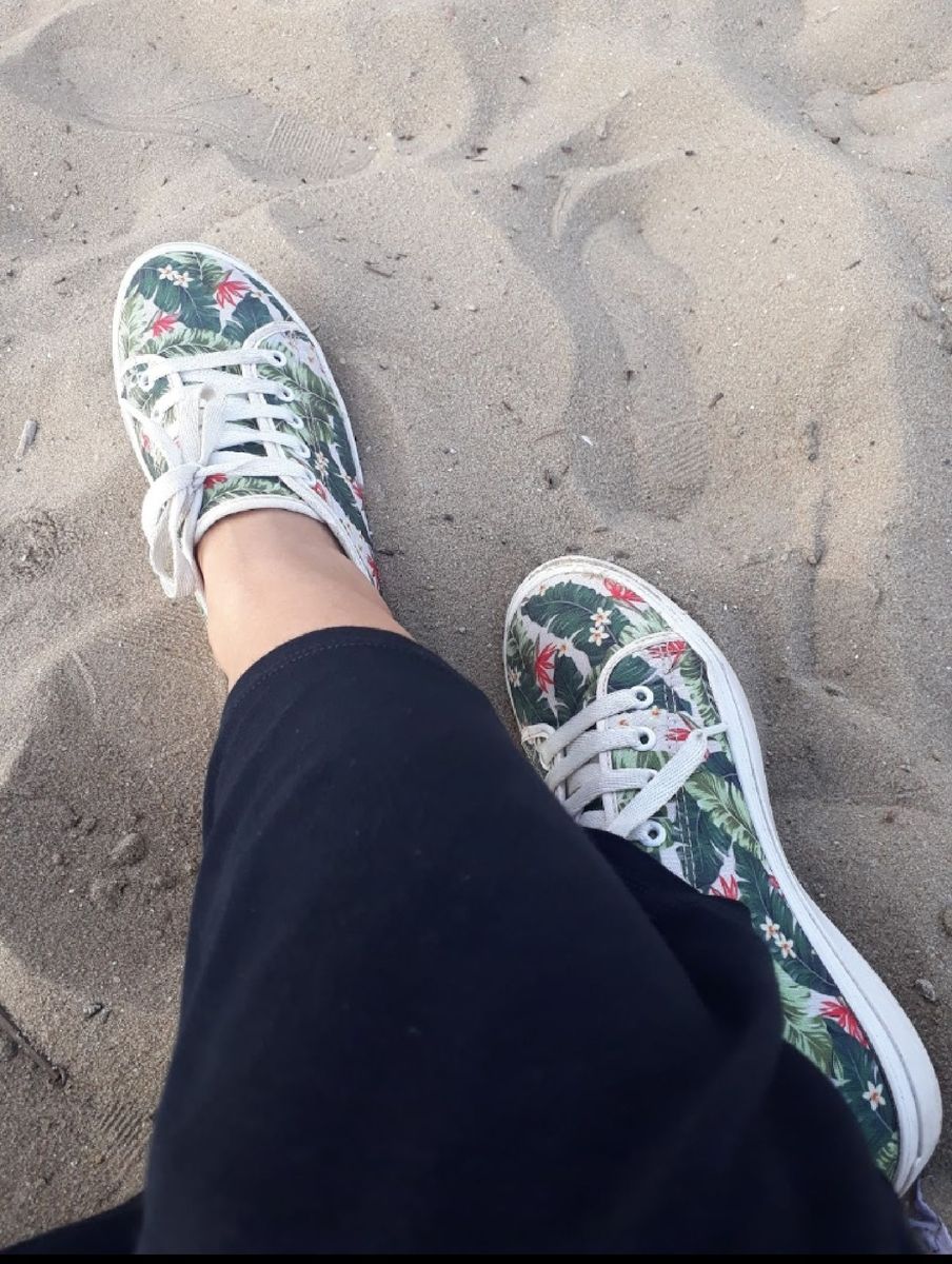 tenis branco feminino leader