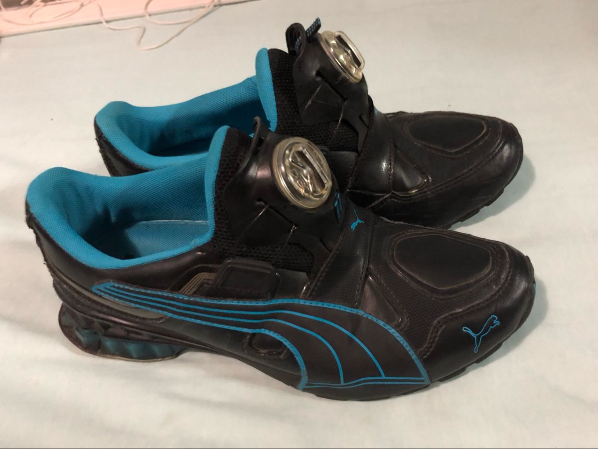 puma disc azul e preto