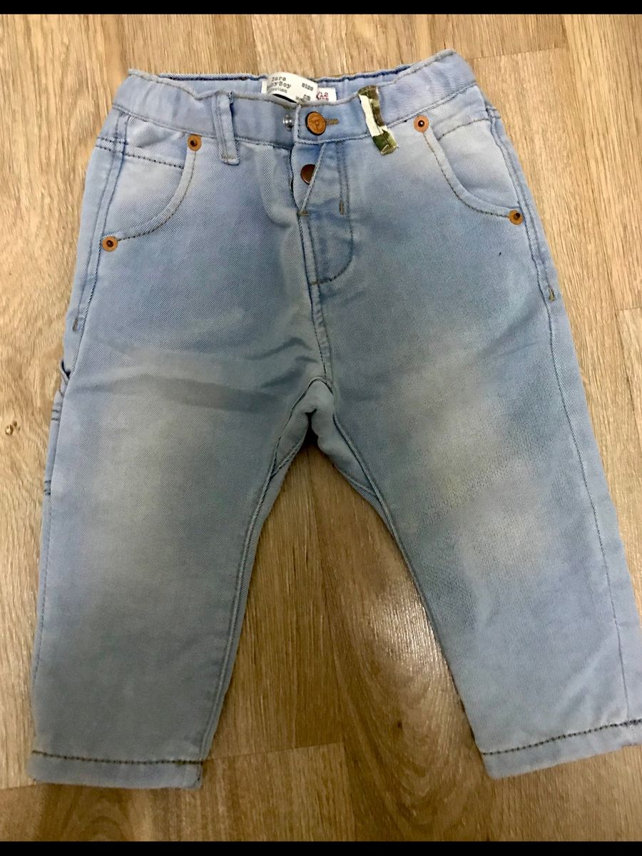 calça jeans zara baby