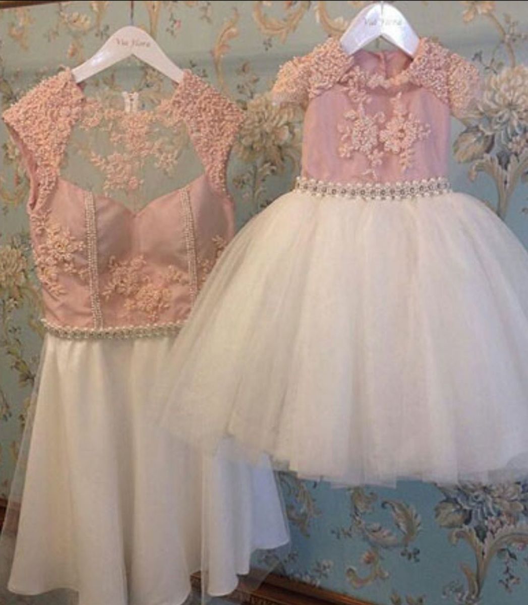 vestido festa mae e filha luxo