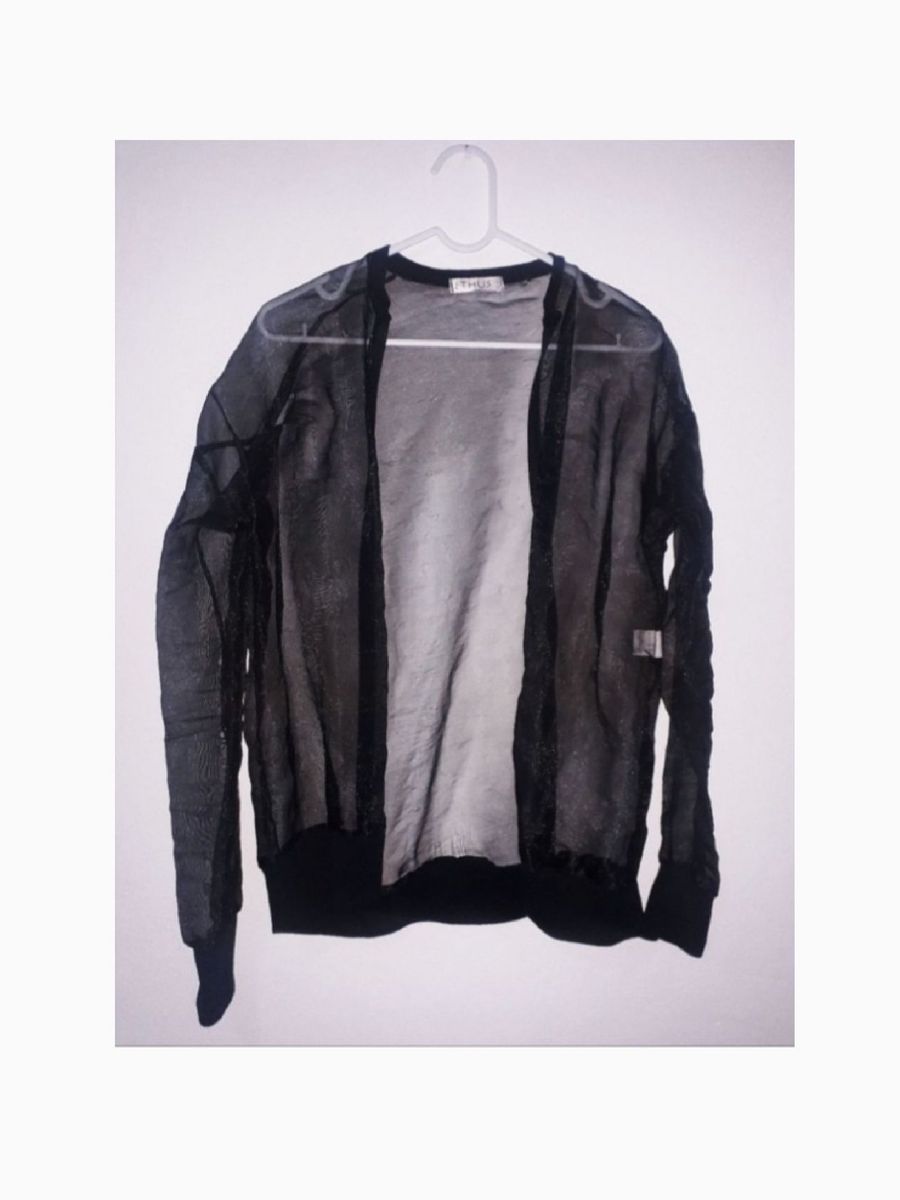 bomber feminina transparente