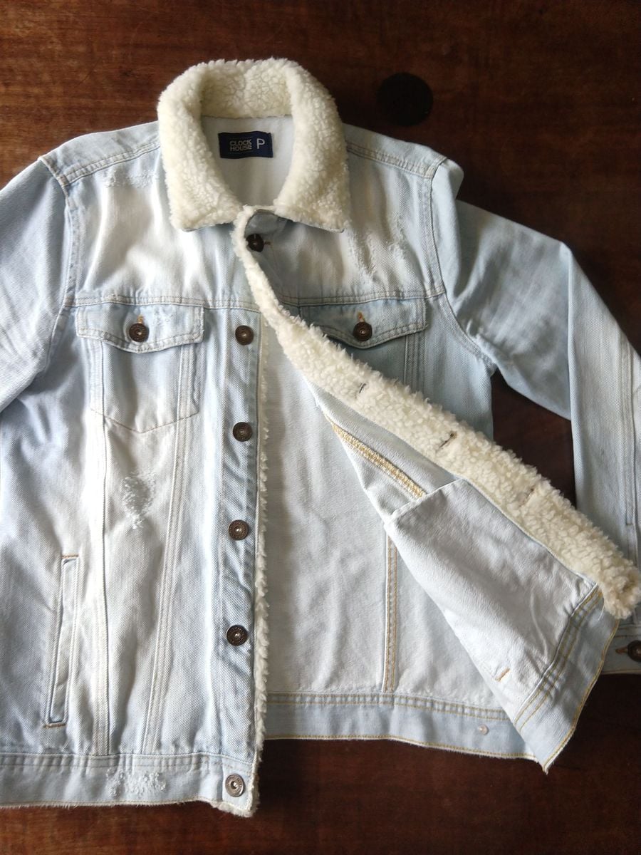 jaqueta jeans pool masculina