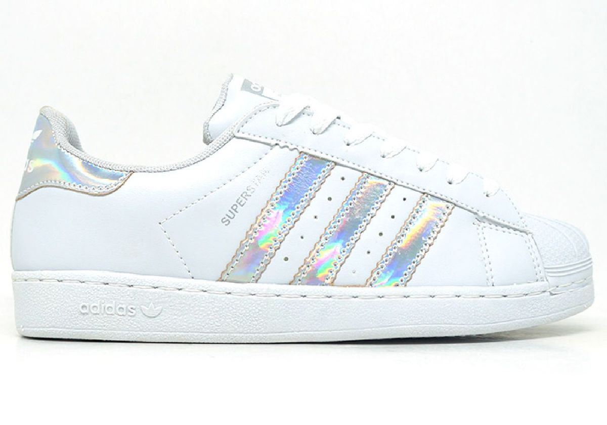 adidas superstar prata feminino