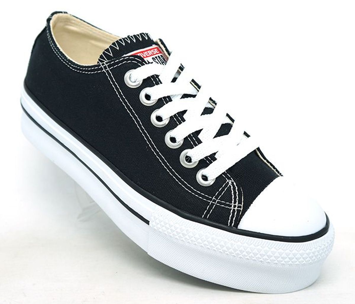 all star preto feminino plataforma