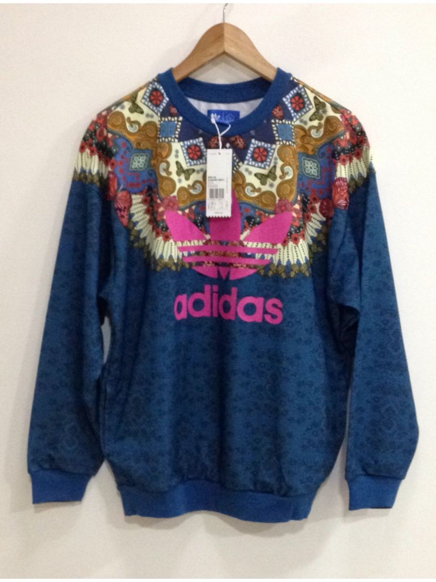 moletom adidas feminino colorido