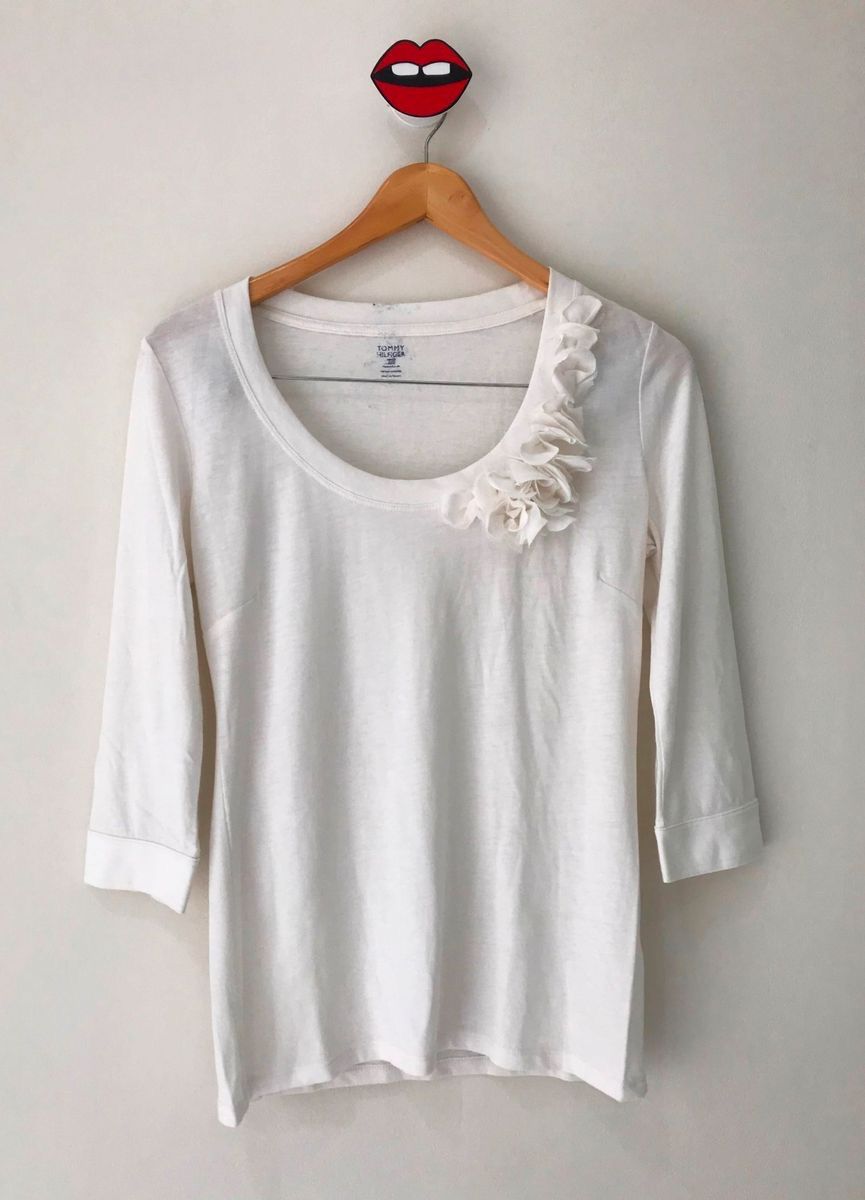 tommy hilfiger camiseta feminina