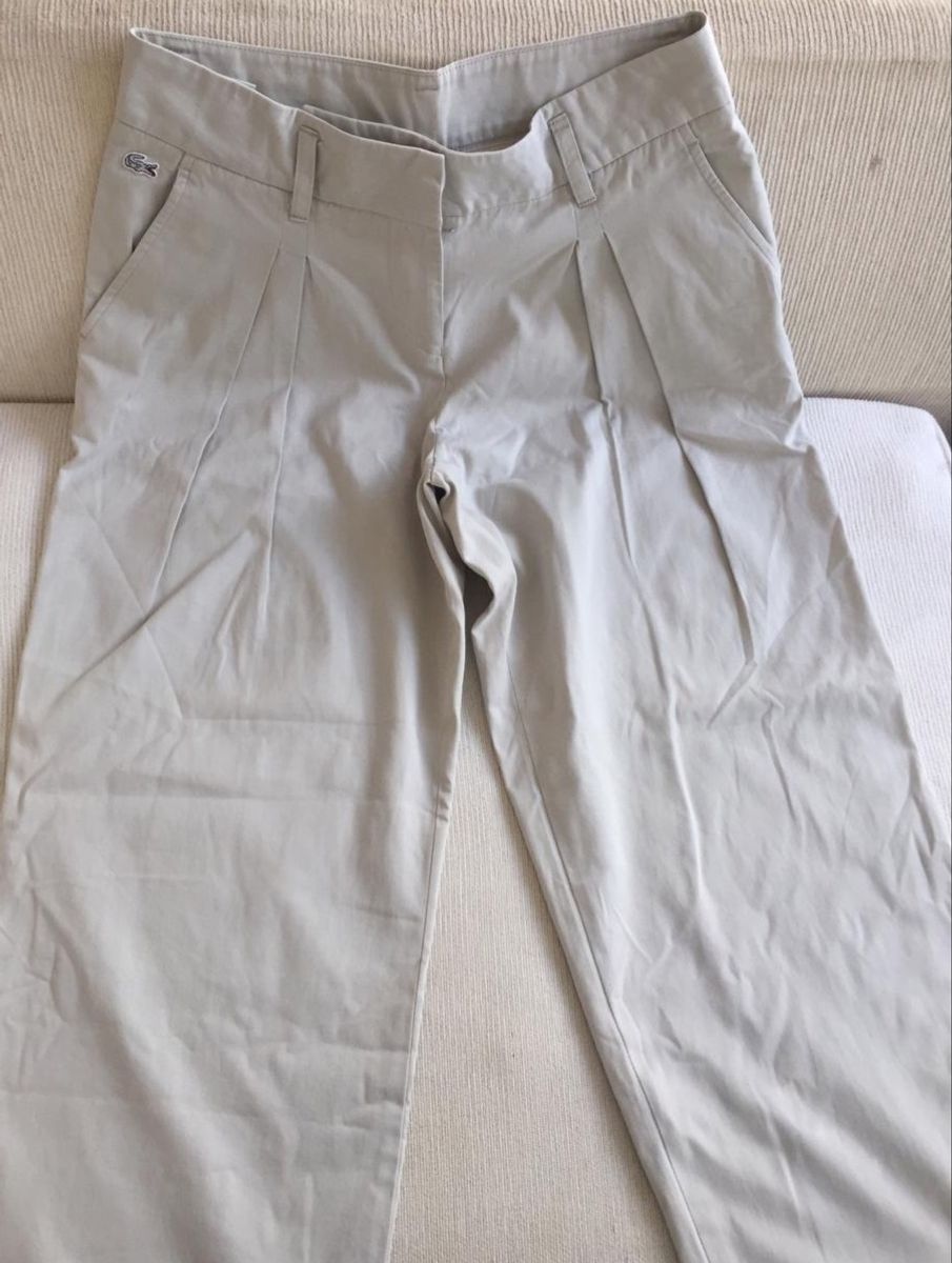 calça social lacoste