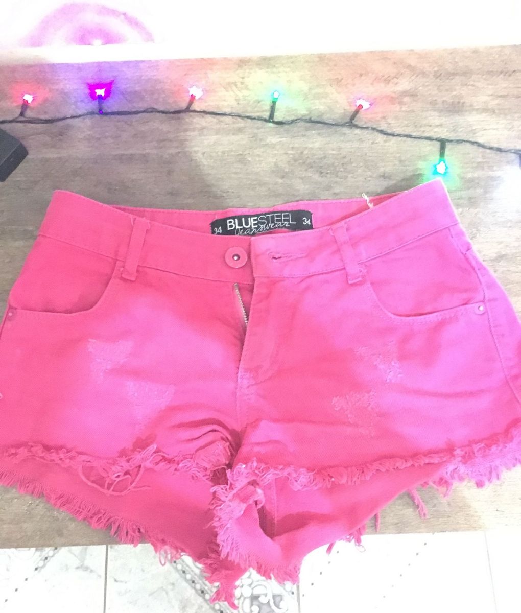 bermuda jeans rosa