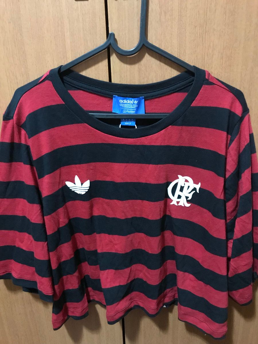 blusa farm adidas flamengo