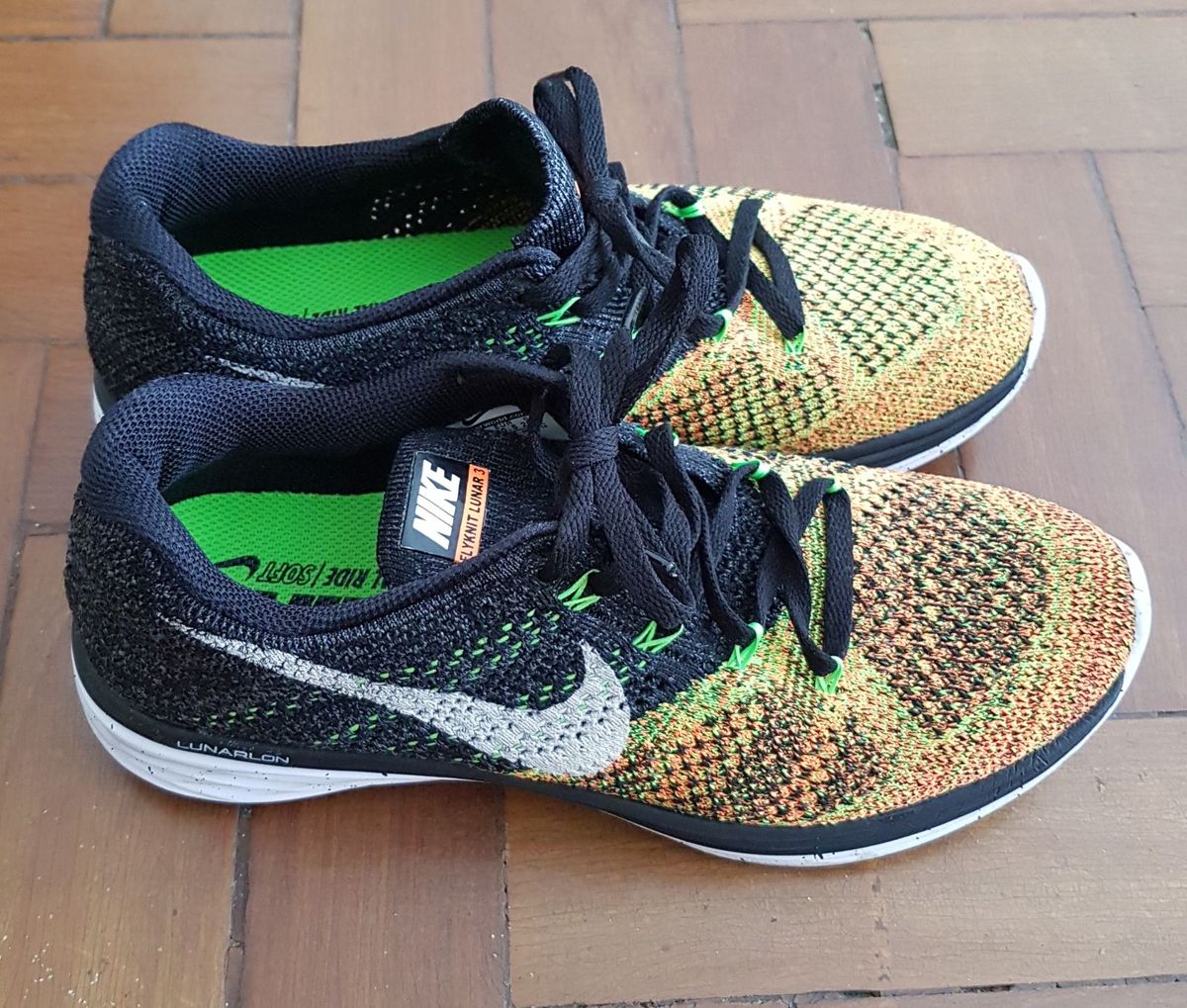 nike flyknit lunar 3 feminino
