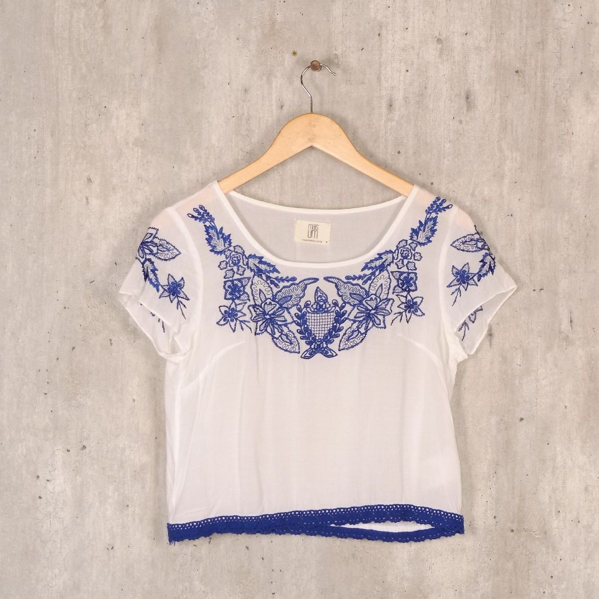 blusa bordada feminina site