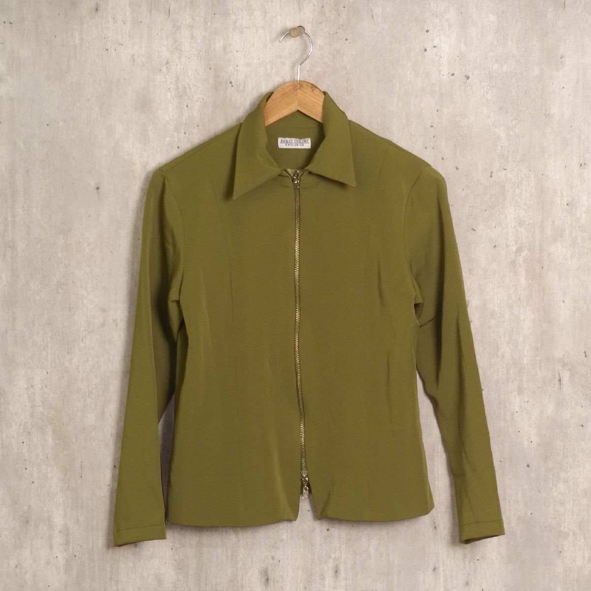 casaquinho verde militar