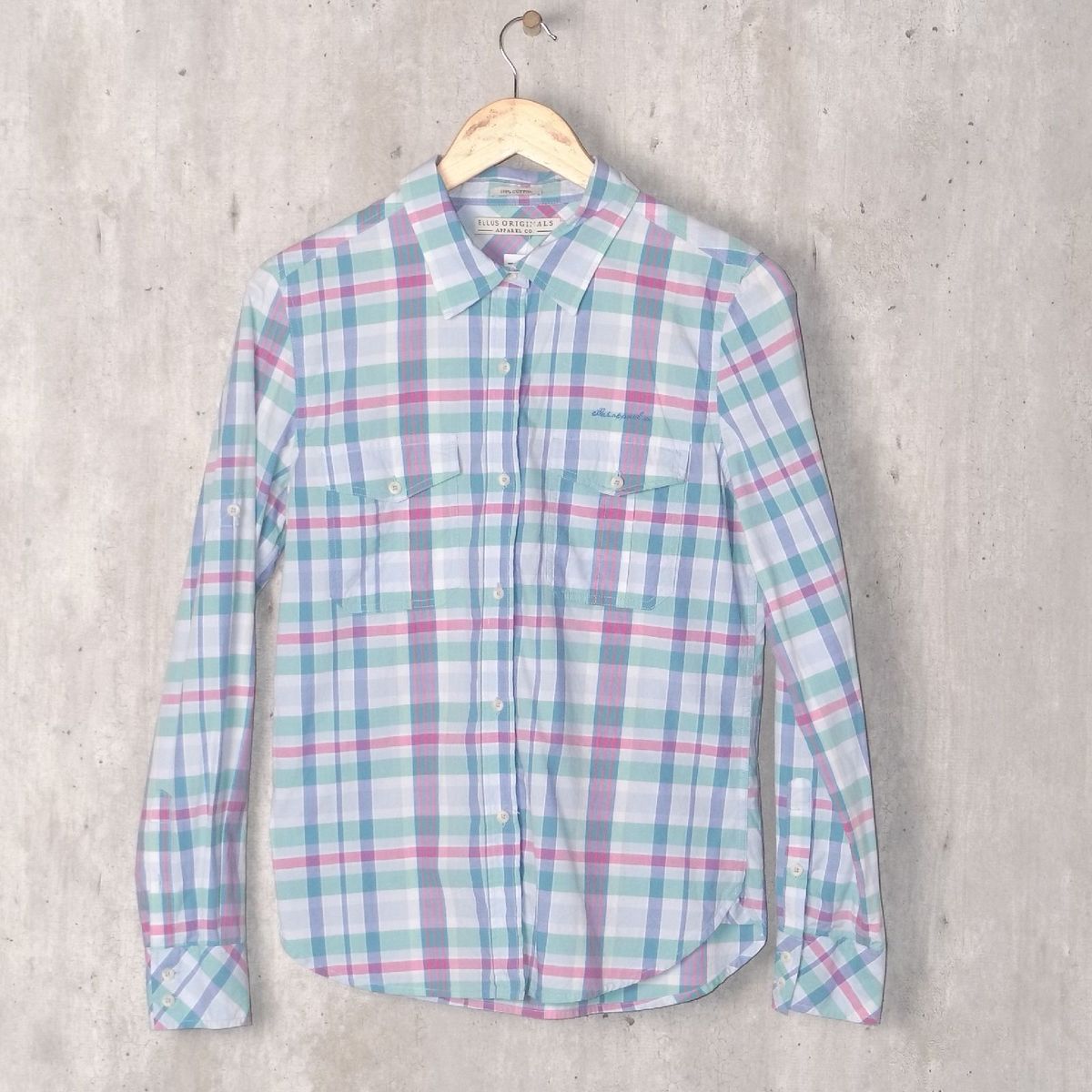 camisa xadrez ellus feminina